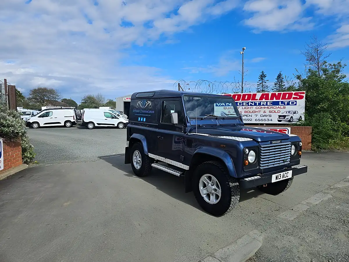 Used 2007 Land Rover Defender County Hard Top Blue - Front View
