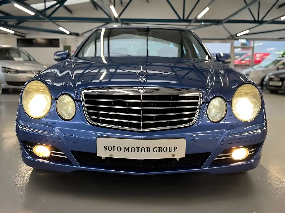 Used 2007 Mercedes-Benz E Class Avantgarde Blue - Interior and Exterior details 9
