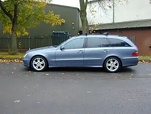 Used 2007 Mercedes-Benz E Class W211 Blue - Interior and Exterior details 7
