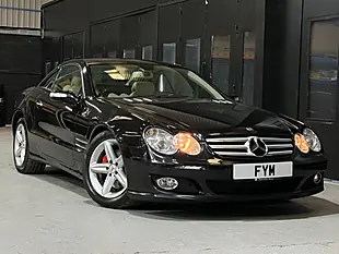 Used 2007 Mercedes-Benz Sl Convertible Black - Interior and Exterior details 3