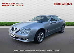 Used 2007 Mercedes-Benz Sl Convertible Silver - Interior and Exterior details 2