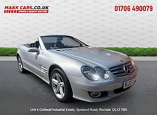 Used 2007 Mercedes-Benz Sl Convertible Silver - Interior and Exterior details 3