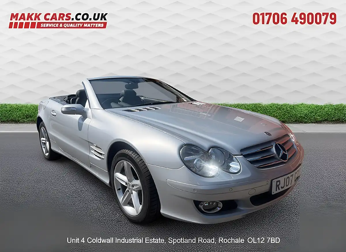 Used 2007 Mercedes-Benz Sl Convertible Silver - Interior and Exterior details 3