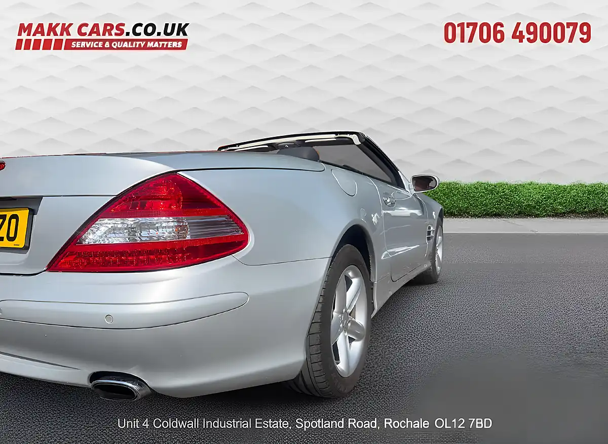 Used 2007 Mercedes-Benz Sl Convertible Silver - Interior and Exterior details 4