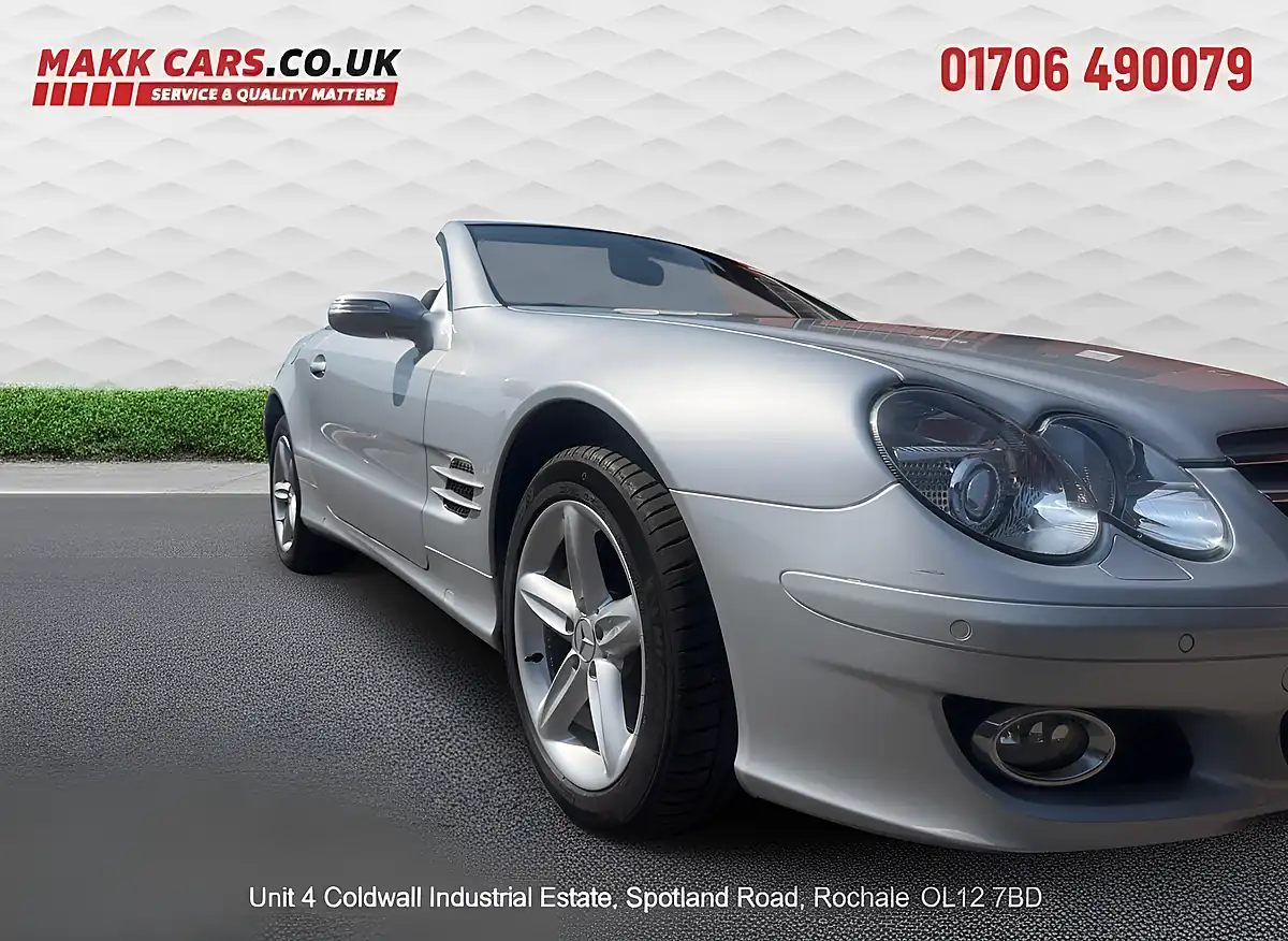 Used 2007 Mercedes-Benz Sl Convertible Silver - Interior and Exterior details 5