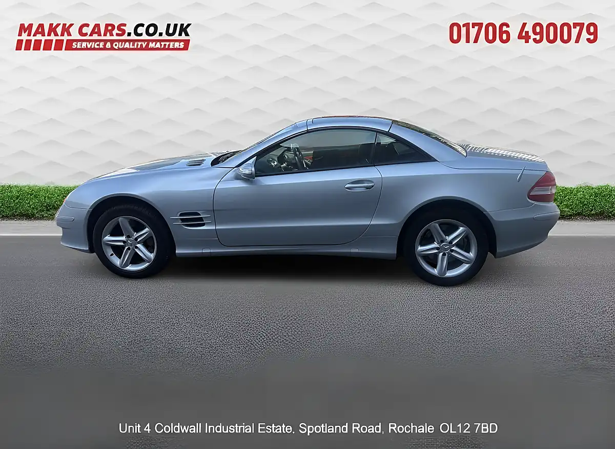Used 2007 Mercedes-Benz Sl Convertible Silver - Interior and Exterior details 7