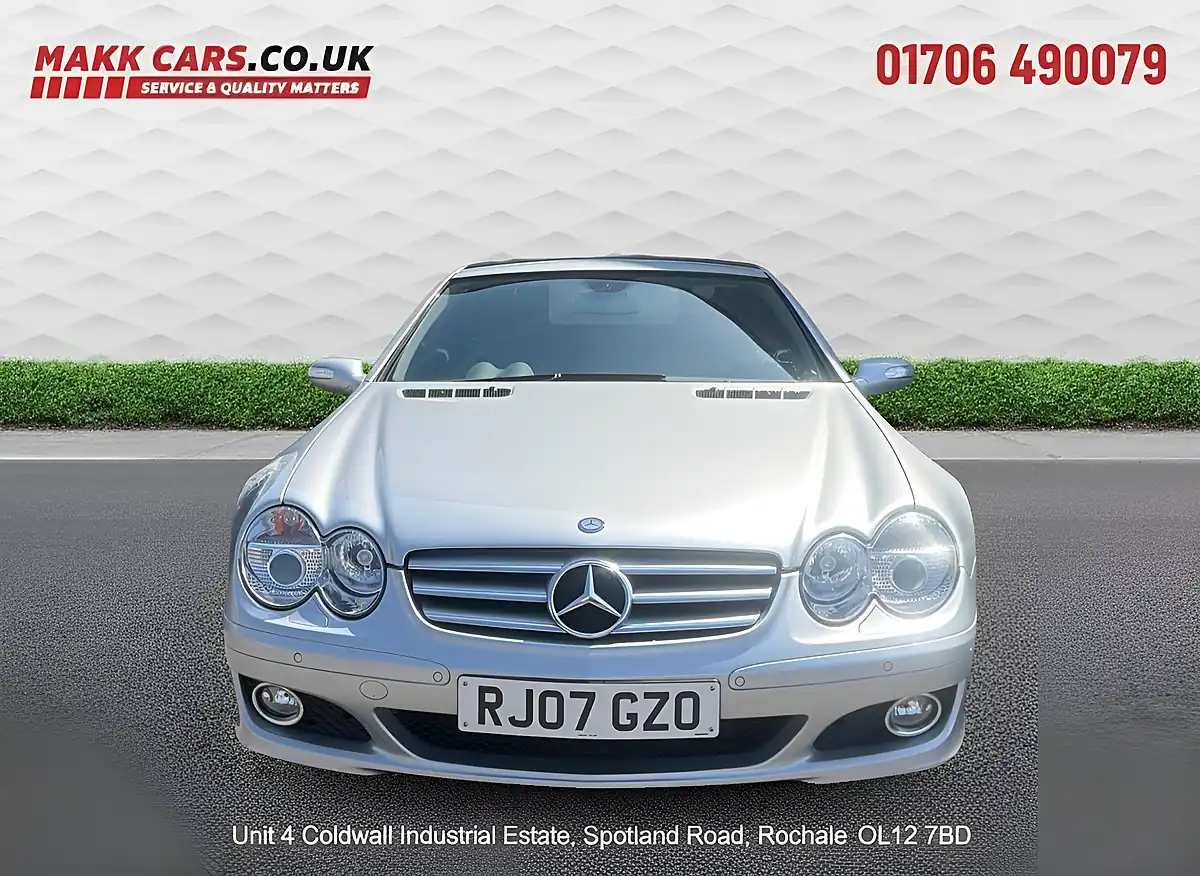 Used 2007 Mercedes-Benz Sl Convertible Silver - Interior and Exterior details 8
