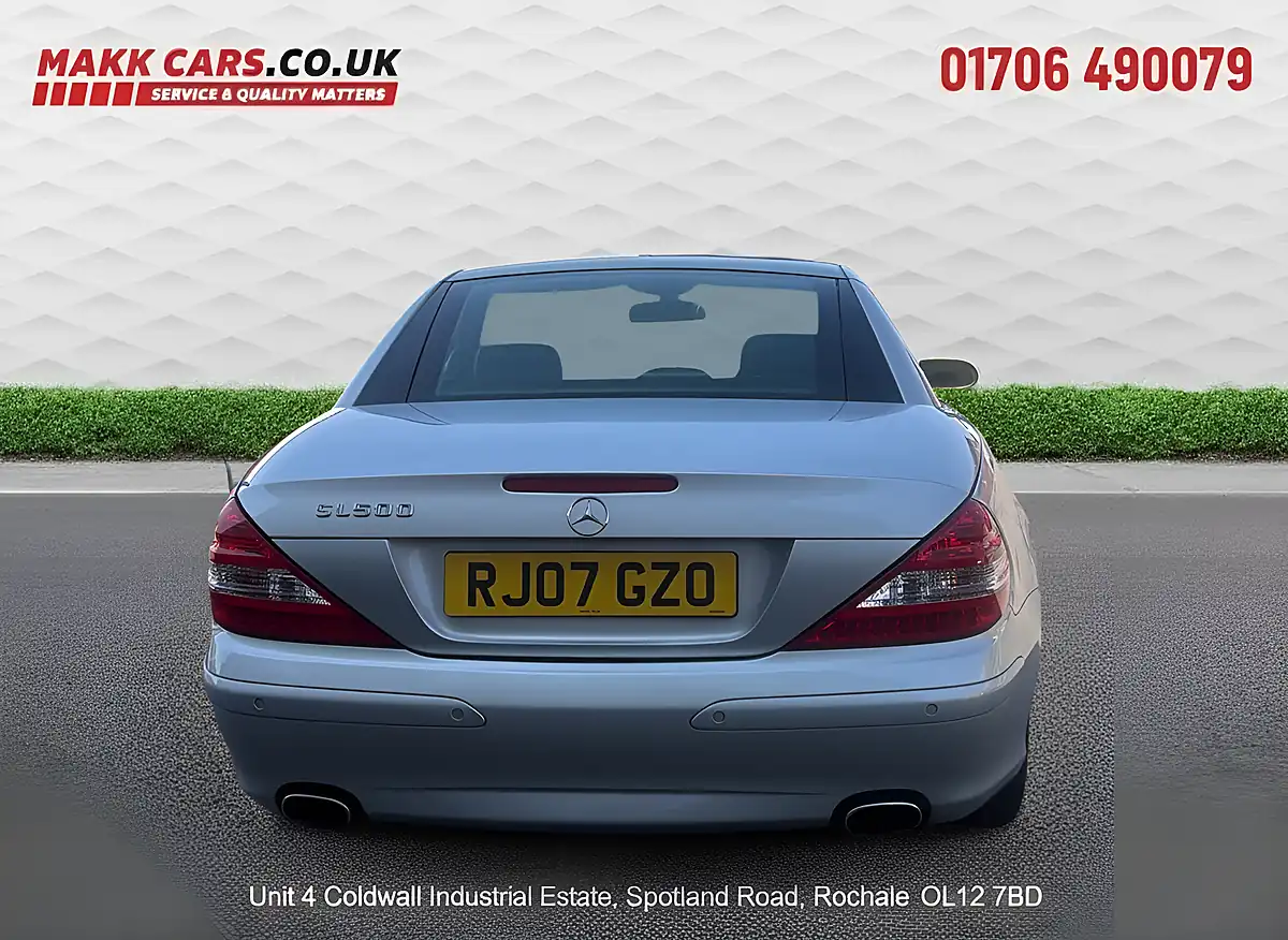 Used 2007 Mercedes-Benz Sl Convertible Silver - Interior and Exterior details 9