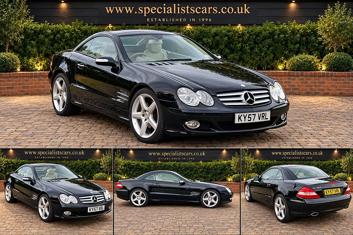 Used 2007 Mercedes-Benz Sl SL350 Black - Interior and Exterior details 2