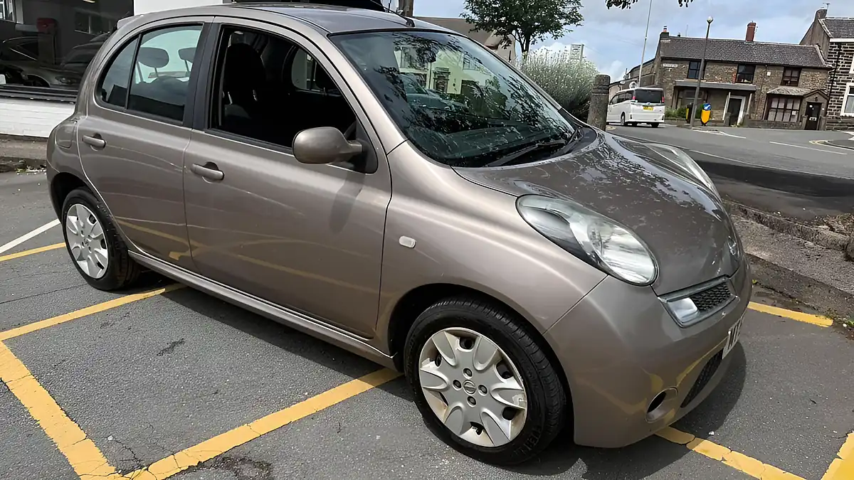 Used 2007 Nissan Micra Acenta+ Beige - Front View