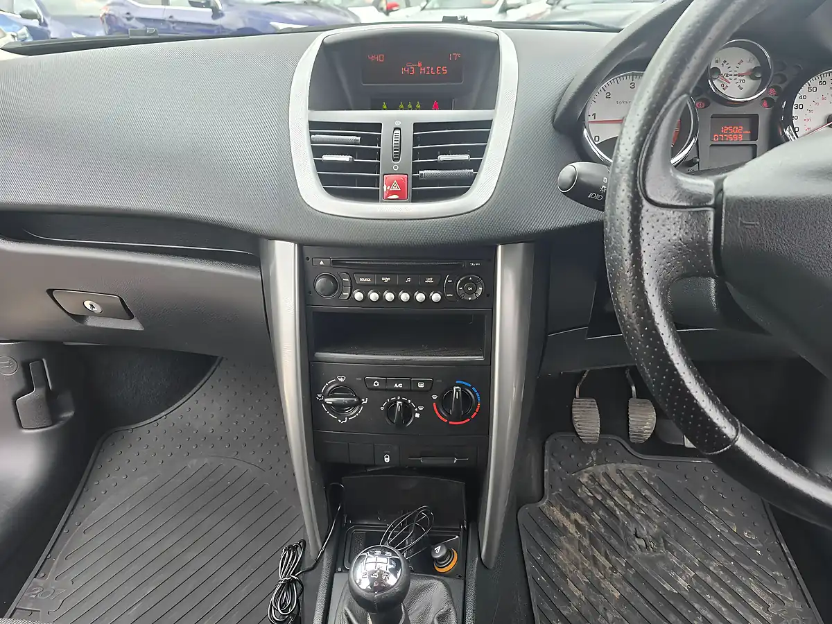 Used 2007 Peugeot 207 Sport 3dr Blue - Interior and Exterior details 10