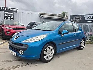 Used 2007 Peugeot 207 Sport 3dr Blue - Interior and Exterior details 3