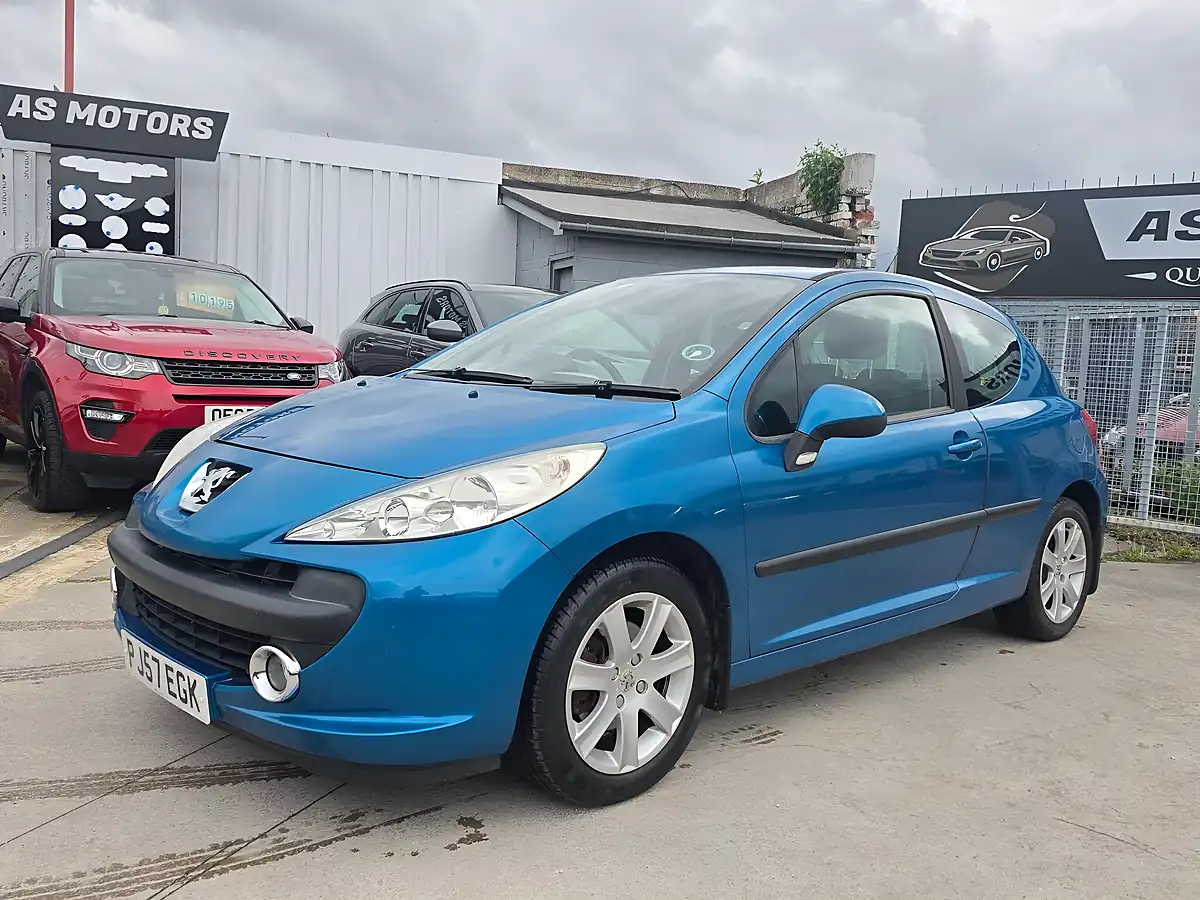 Used 2007 Peugeot 207 Sport 3dr Blue - Interior and Exterior details 3
