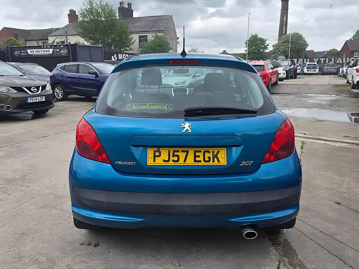 Used 2007 Peugeot 207 Sport 3dr Blue - Interior and Exterior details 6