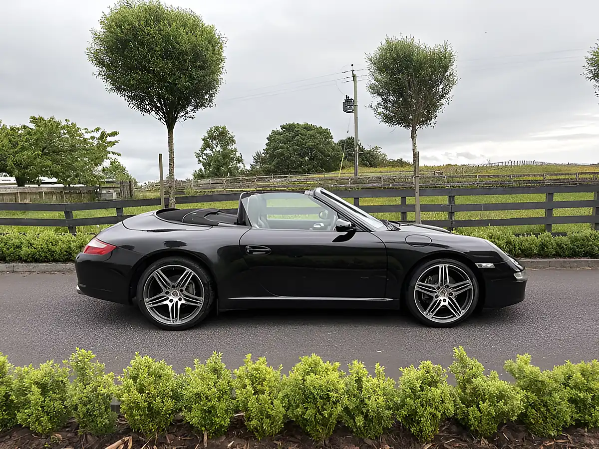 Used 2007 Porsche 911 Carrera 2 Basalt Black Metallic - Front View