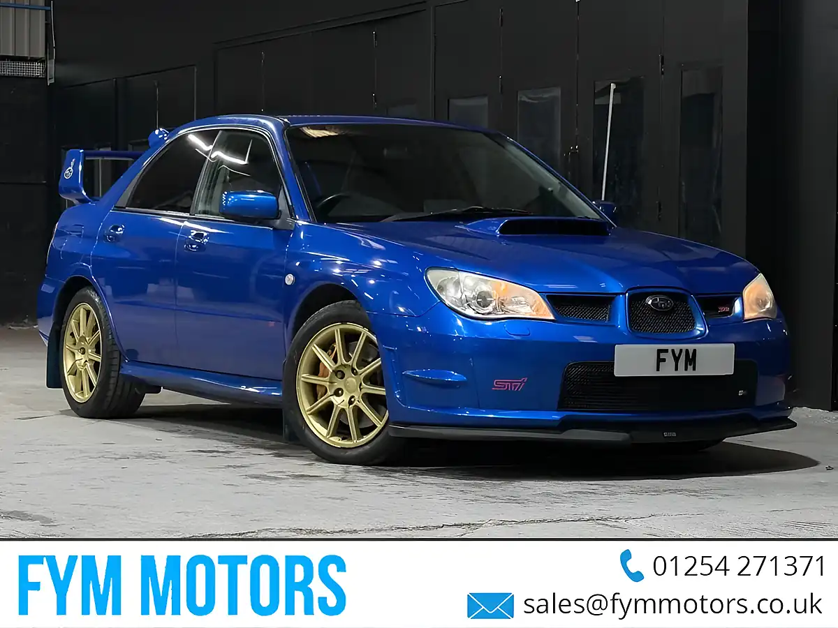 Used 2007 Subaru Impreza Wrx Sti Type Uk Blue - Front View