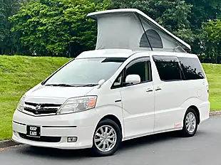 Used 2007 Toyota Alphard Camper Van White - Interior and Exterior details 14