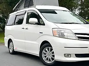 Used 2007 Toyota Alphard Camper Van White - Interior and Exterior details 3