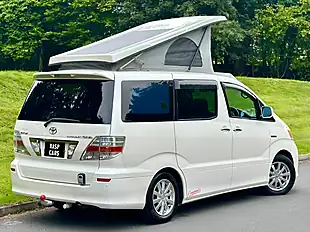 Used 2007 Toyota Alphard Camper Van White - Interior and Exterior details 8
