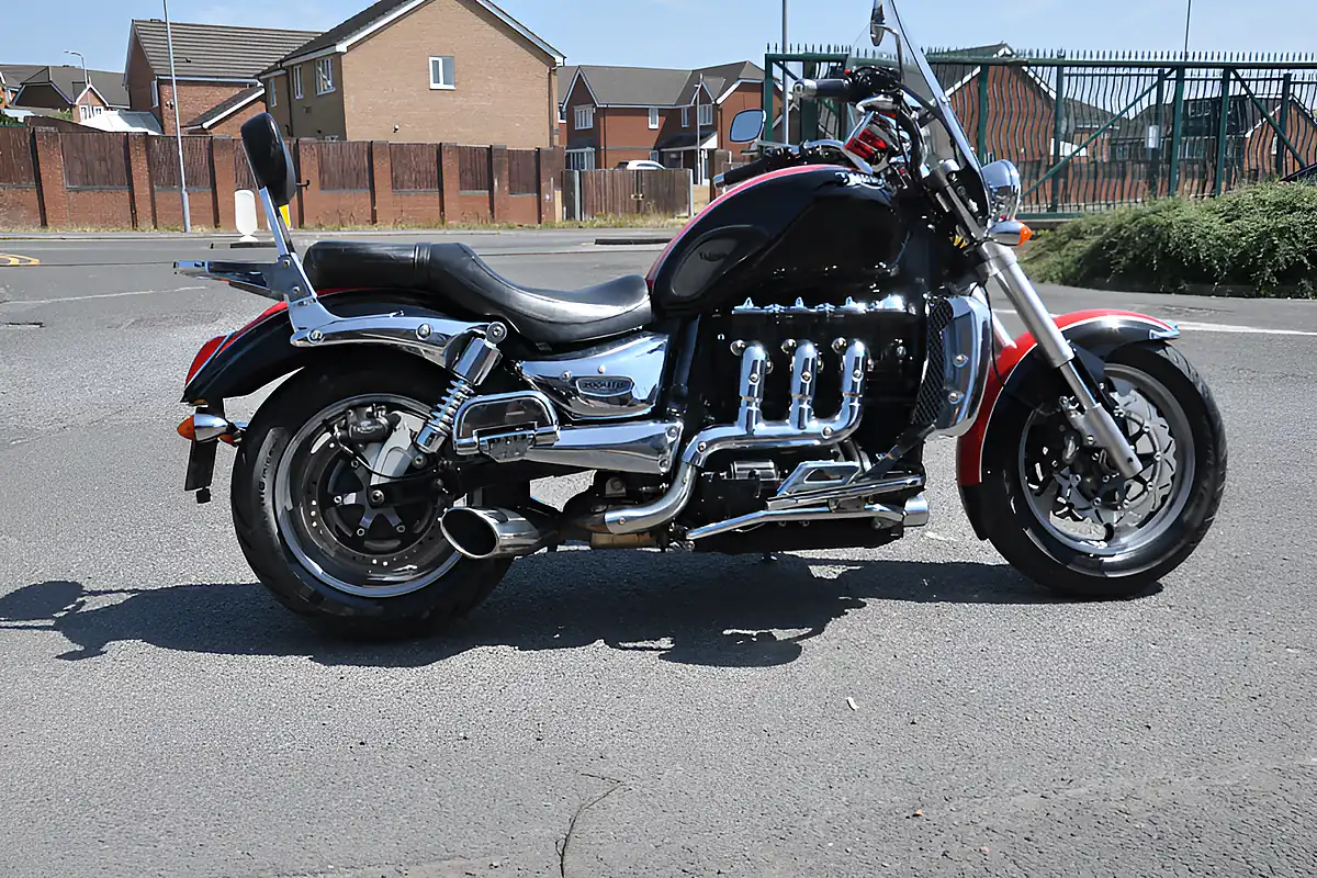 Used 2007 Triumph Rocket Iii Red - Front View