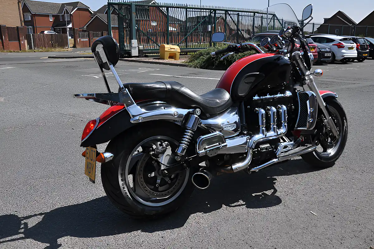 Used 2007 Triumph Rocket Iii Red - Interior and Exterior details 5