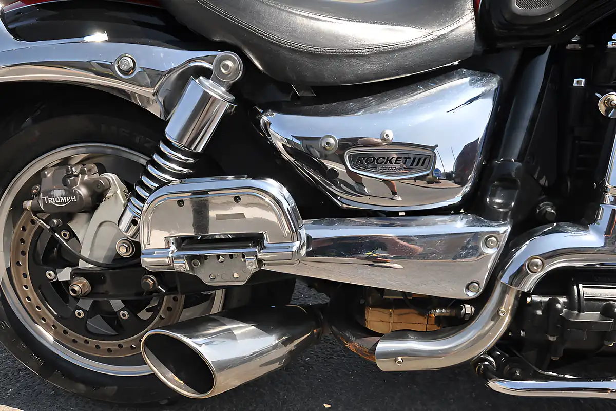 Used 2007 Triumph Rocket Iii Red - Interior and Exterior details 7