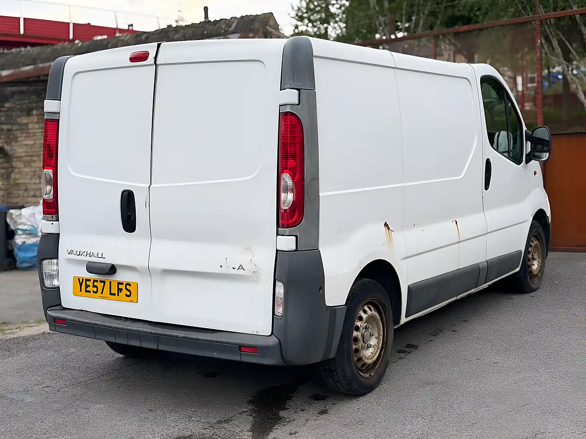 Used 2007 Vauxhall Vivaro Panel Van White - Interior and Exterior details 10