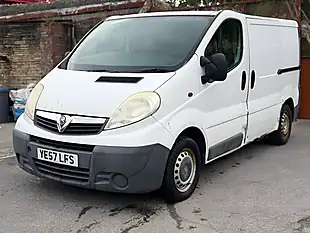Used 2007 Vauxhall Vivaro Panel Van White - Interior and Exterior details 4