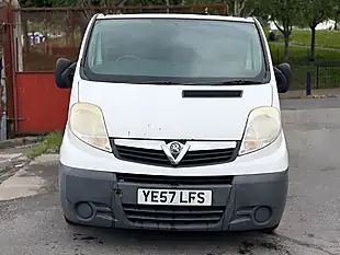 Used 2007 Vauxhall Vivaro Panel Van White - Interior and Exterior details 6
