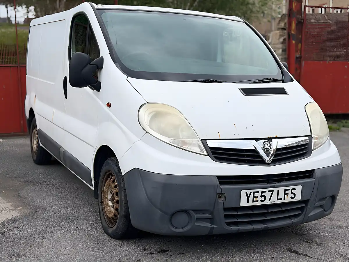 Used 2007 Vauxhall Vivaro Panel Van White - Interior and Exterior details 7