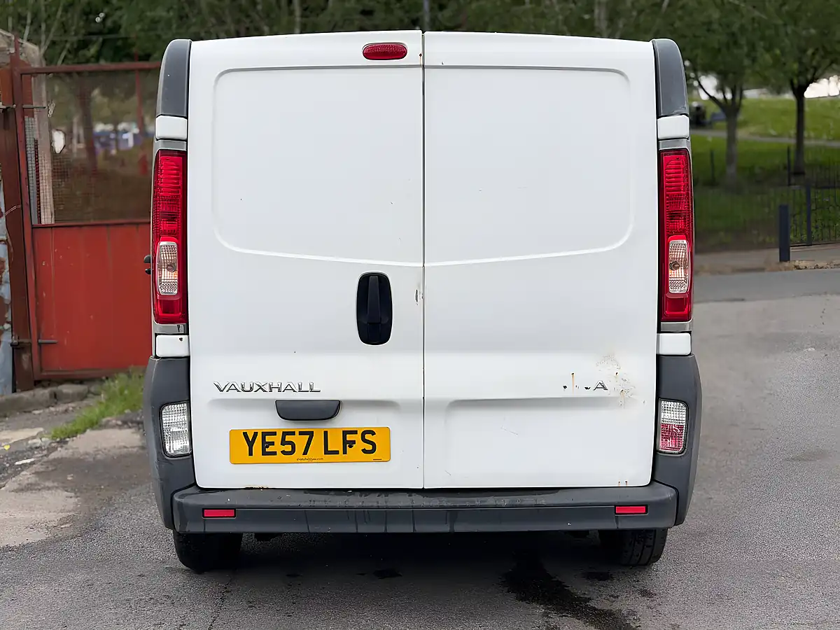 Used 2007 Vauxhall Vivaro Panel Van White - Interior and Exterior details 9