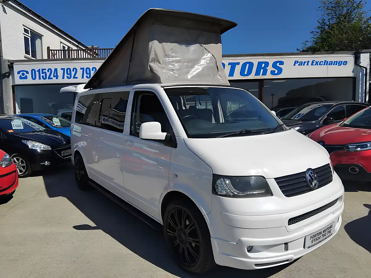 Used 2007 Volkswagen Transporter Lwb Motorcaravan White - Front View