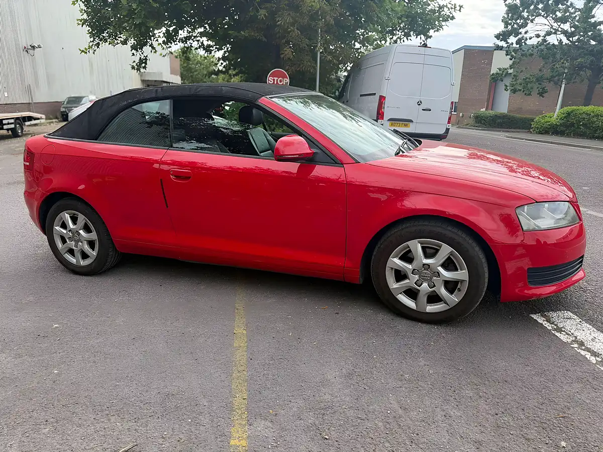 Used 2008 Audi A3 Cabriolet Red - Front View