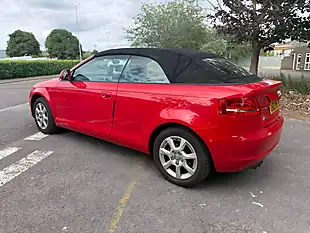 Used 2008 Audi A3 Cabriolet Red - Interior and Exterior details 4