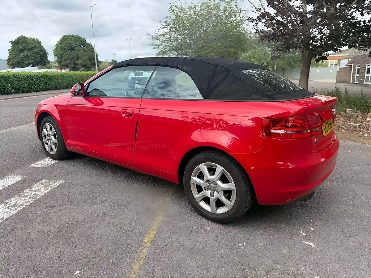 Used 2008 Audi A3 Cabriolet Red - Interior and Exterior details 4