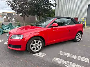 Used 2008 Audi A3 Cabriolet Red - Interior and Exterior details 5