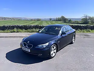 Used 2008 BMW 5 Series Se Blue - Interior and Exterior details 2