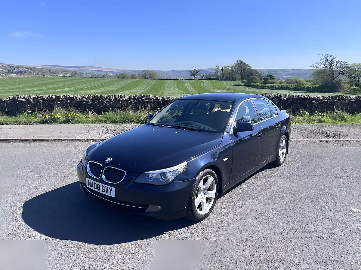 Used 2008 BMW 5 Series Se Blue - Interior and Exterior details 2