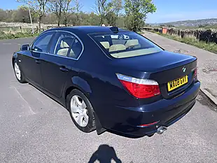 Used 2008 BMW 5 Series Se Blue - Interior and Exterior details 4