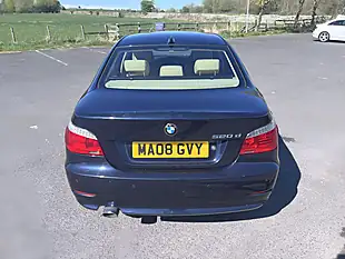 Used 2008 BMW 5 Series Se Blue - Interior and Exterior details 5