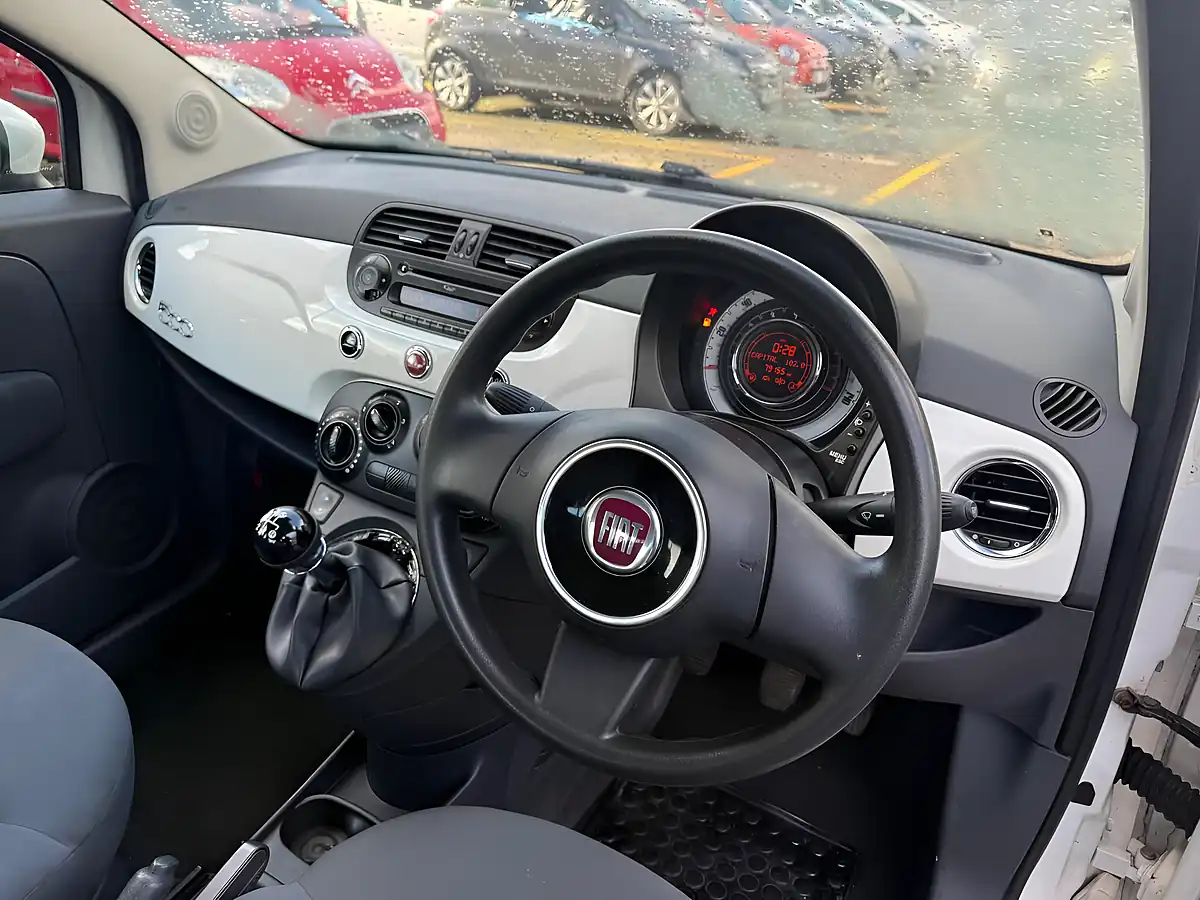 Used 2008 Fiat 500 Pop White - Interior and Exterior details 10