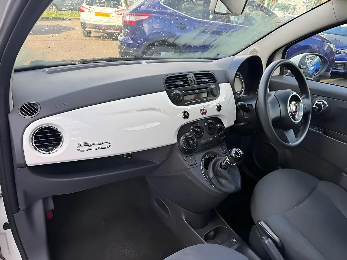 Used 2008 Fiat 500 Pop White - Interior and Exterior details 11