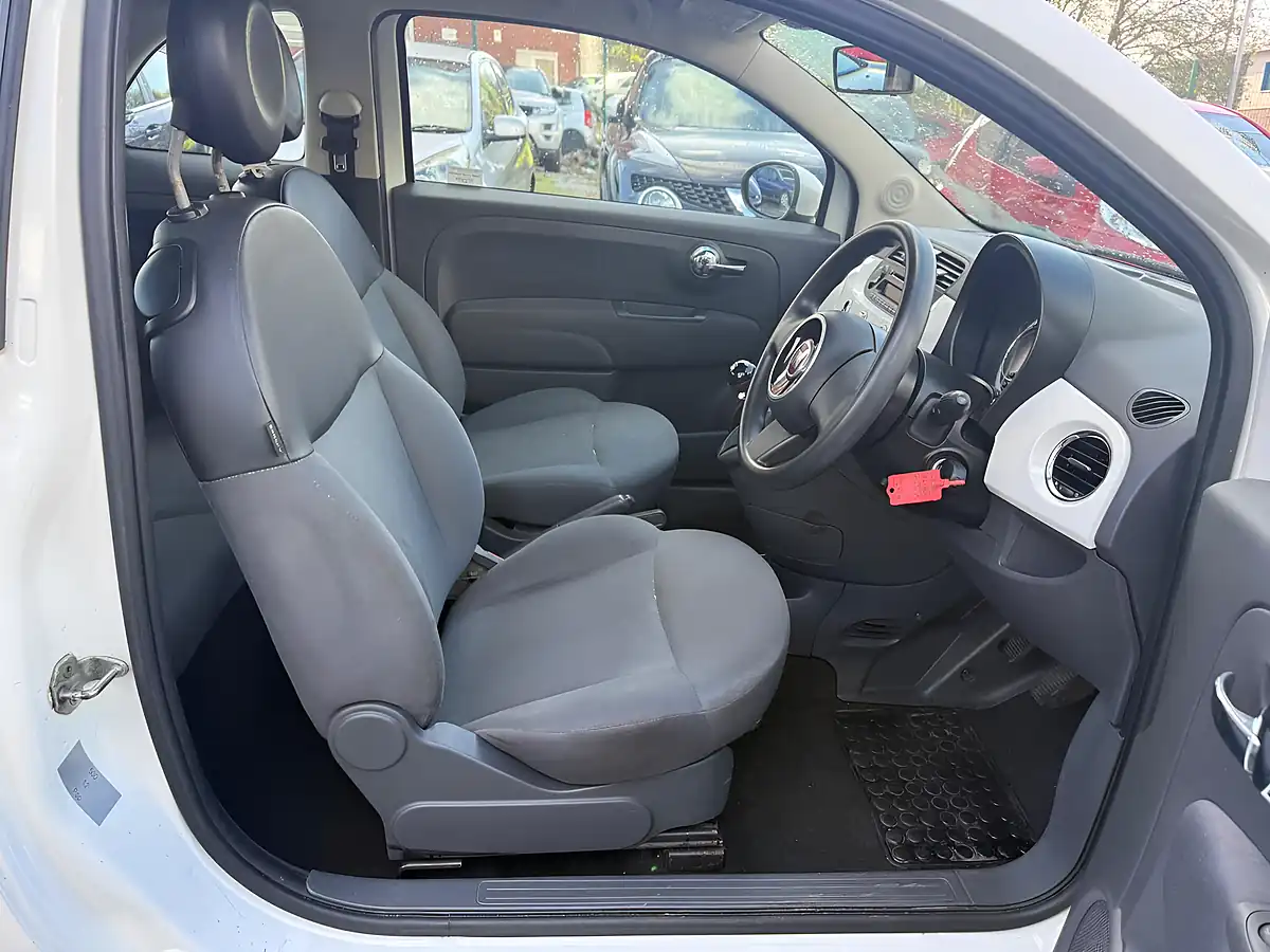 Used 2008 Fiat 500 Pop White - Interior and Exterior details 13
