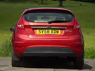 Used 2008 Ford Fiesta Zetec Red - Interior and Exterior details 10