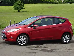 Used 2008 Ford Fiesta Zetec Red - Interior and Exterior details 4