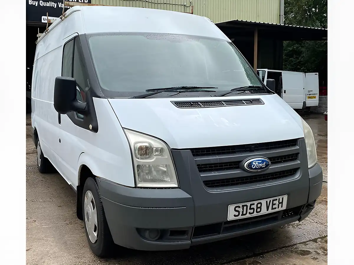 Used 2008 Ford Transit 300 L2 H2 White - Interior and Exterior details 3