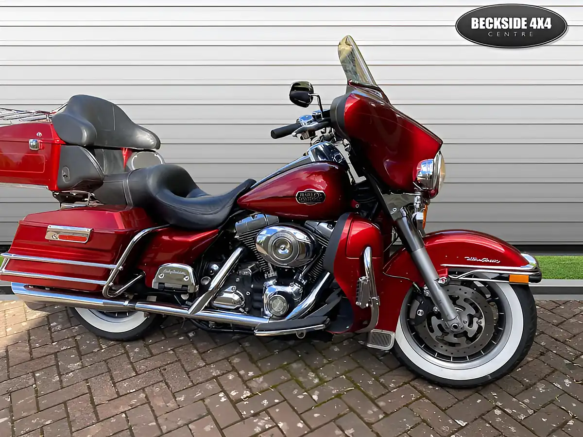 Used 2008 Harley-Davidson Electra Glide Uc 1584 Red - Front View