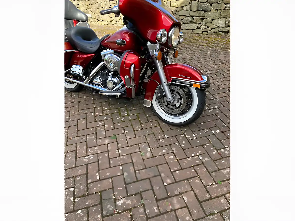 Used 2008 Harley-Davidson Electra Glide Uc 1584 Red - Interior and Exterior details 12