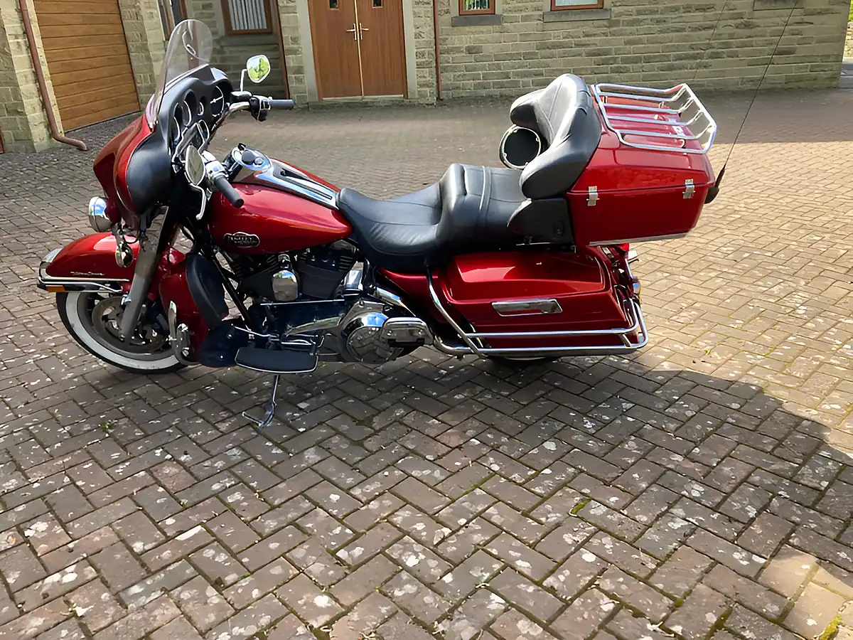Used 2008 Harley-Davidson Electra Glide Uc 1584 Red - Interior and Exterior details 6