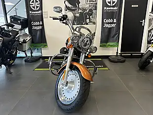 Used 2008 Harley-Davidson Softail Flstf Fat Boy 105th Anniversary Edition Orange - Interior and Exterior details 13